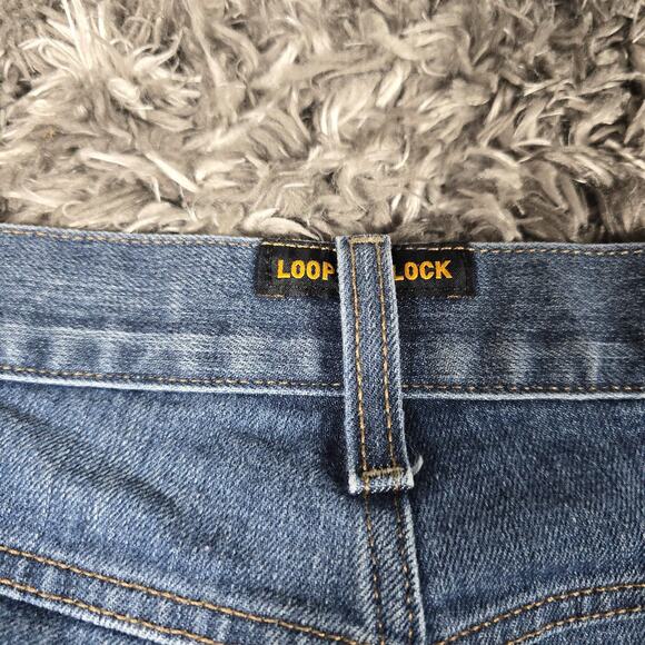 Ariat Rebar M4 Jeans Mens 38x34 Blue Relaxed Fit Bootcut Work Denim Jeans - Picture 10 of 11